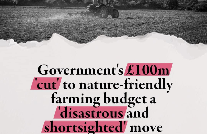 Labour plan to slash farming budget.