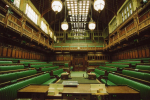 Green benches in the House of Commons